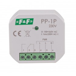 Electromagnetic relay PP-1P 230 V