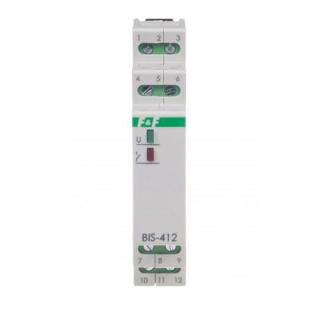 Electronic bistable impulse relay BIS-412i 24 V