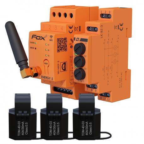 3 fazowy monitor zużycia energii - ENERGY 3 (WI-MEF-3)